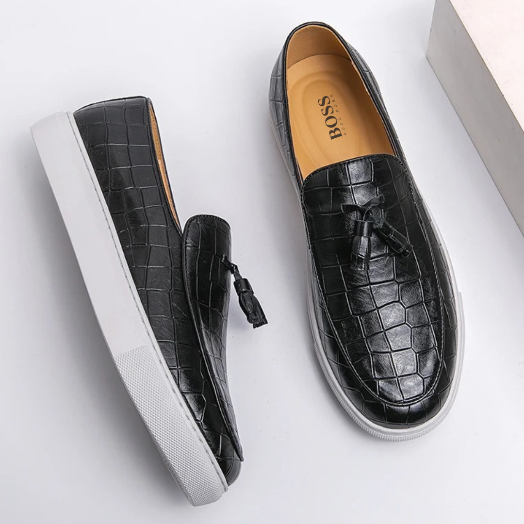 BOSS™ Croc Prestige - Luxe Tassel Loafers