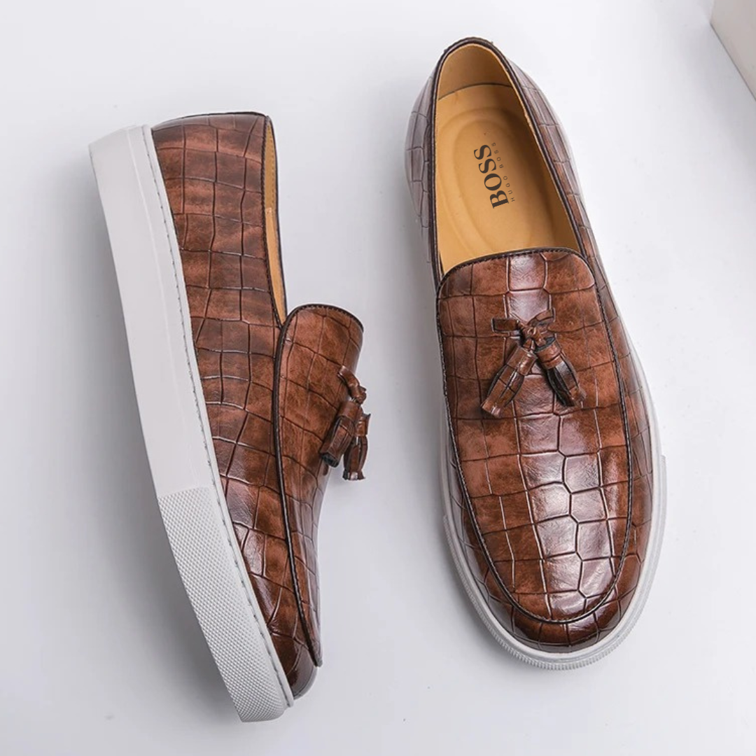 BOSS™ Croc Prestige - Luxe Tassel Loafers