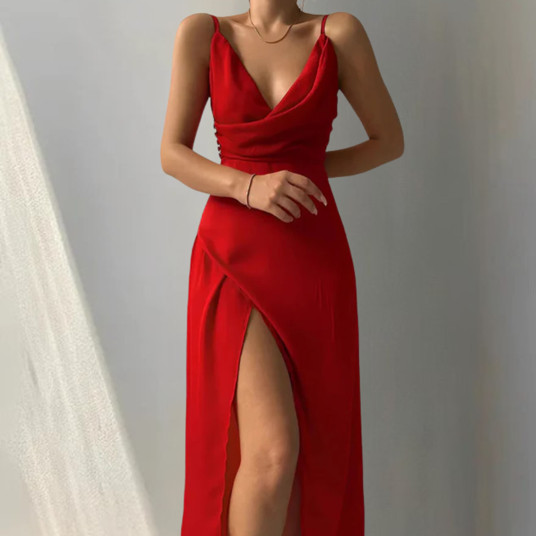 Celina Satin Dress
