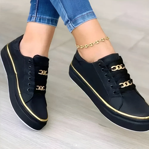 Aveline Orthopedic Chain Accent Sneakers
