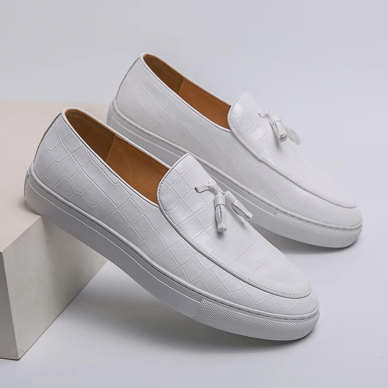 BOSS™ Croc Prestige - Luxe Tassel Loafers