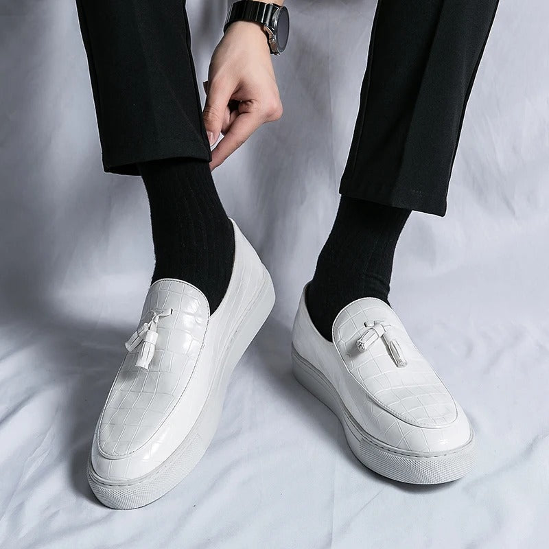 BOSS™ Croc Prestige - Luxe Tassel Loafers