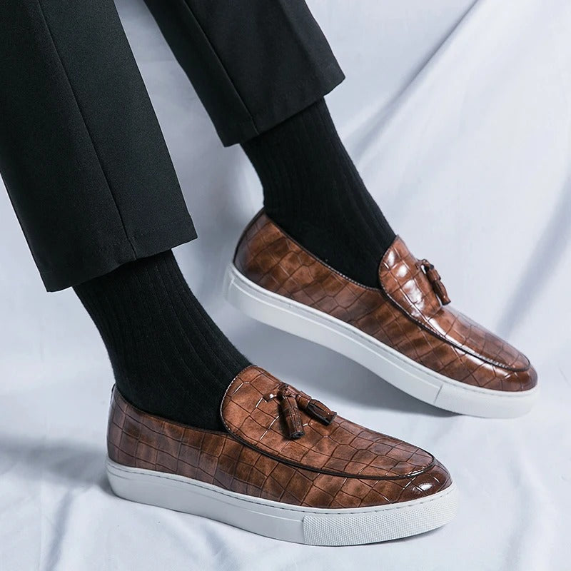 BOSS™ Croc Prestige - Luxe Tassel Loafers