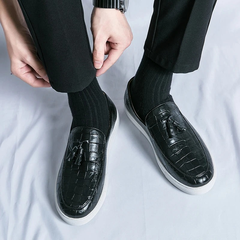 BOSS™ Croc Prestige - Luxe Tassel Loafers