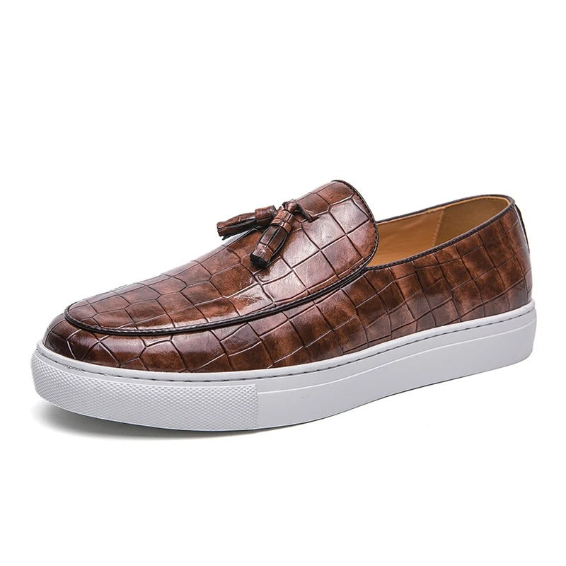 BOSS™ Croc Prestige - Luxe Tassel Loafers